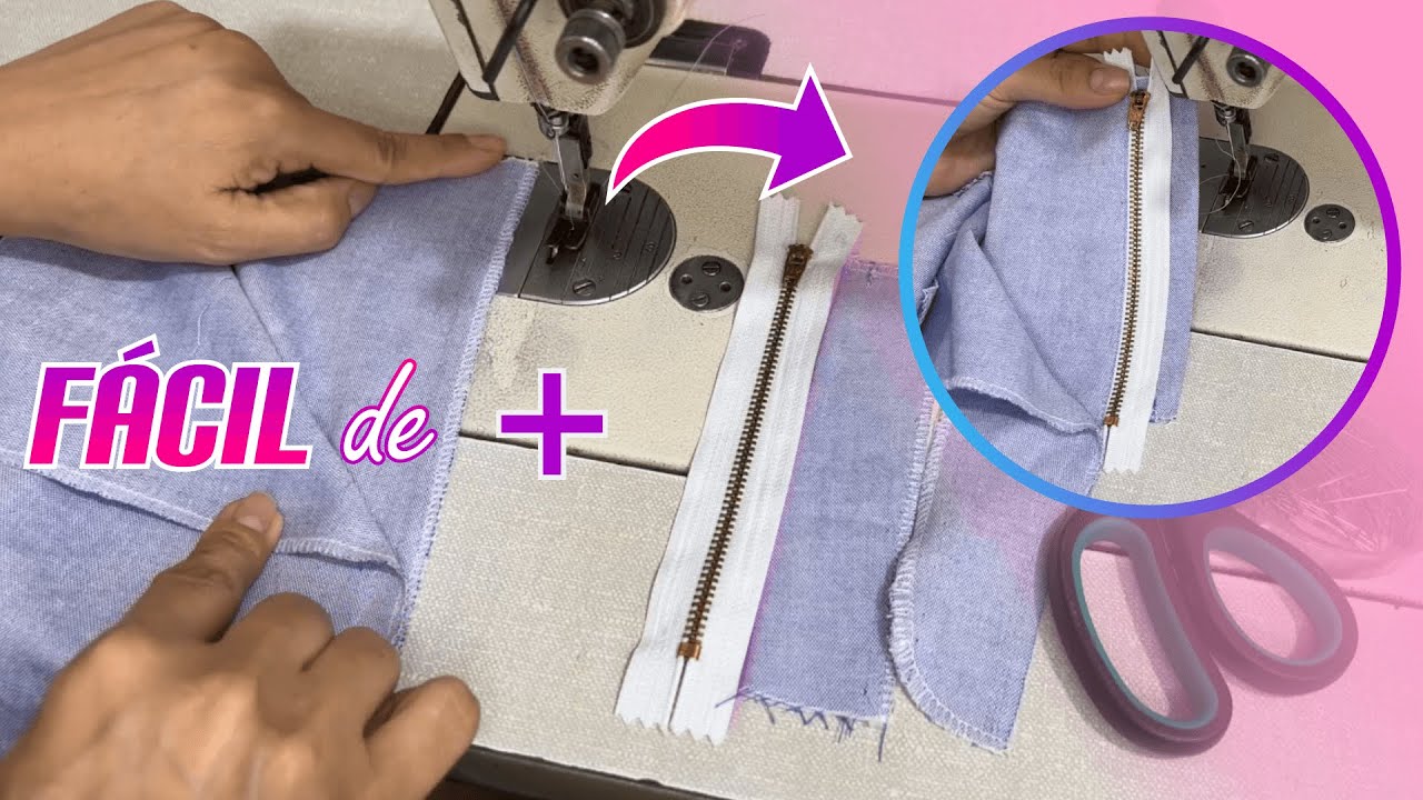 Como Pregar Zíper com Braguilha (Passo a Passo)