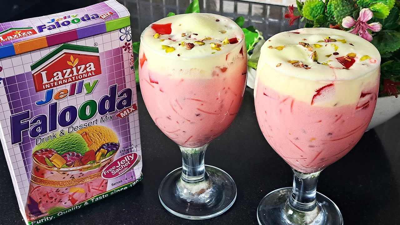 Laziza Jelly Falooda Mix Recipe | How TO Make Jelly Falooda