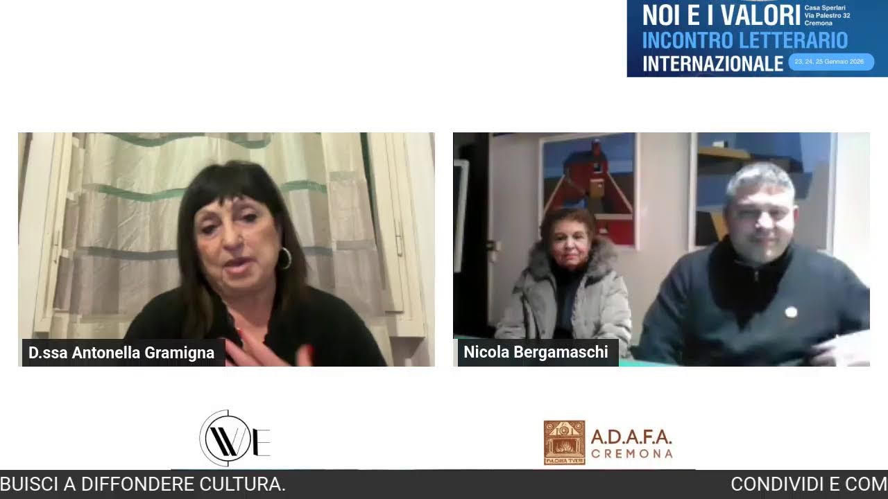 NOI E I VALORI - Antonella Gramigna giornalista autrice di Unperfect
