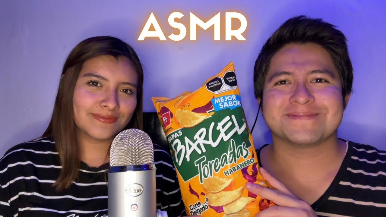 ASMR comiendo PAPAS Toreadas con mi NOVIA🥔