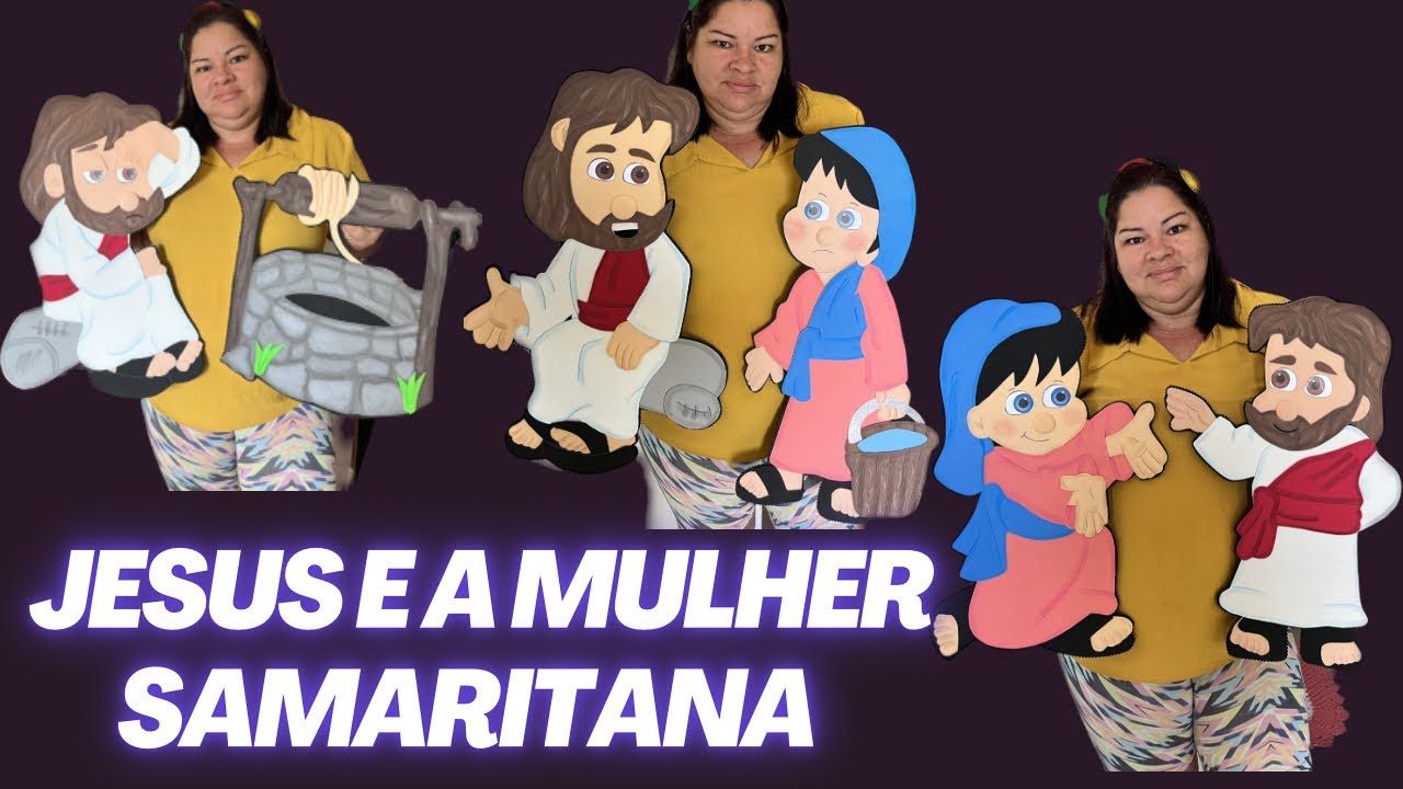 Confecção Do visual Jesus e a mulher samaritana