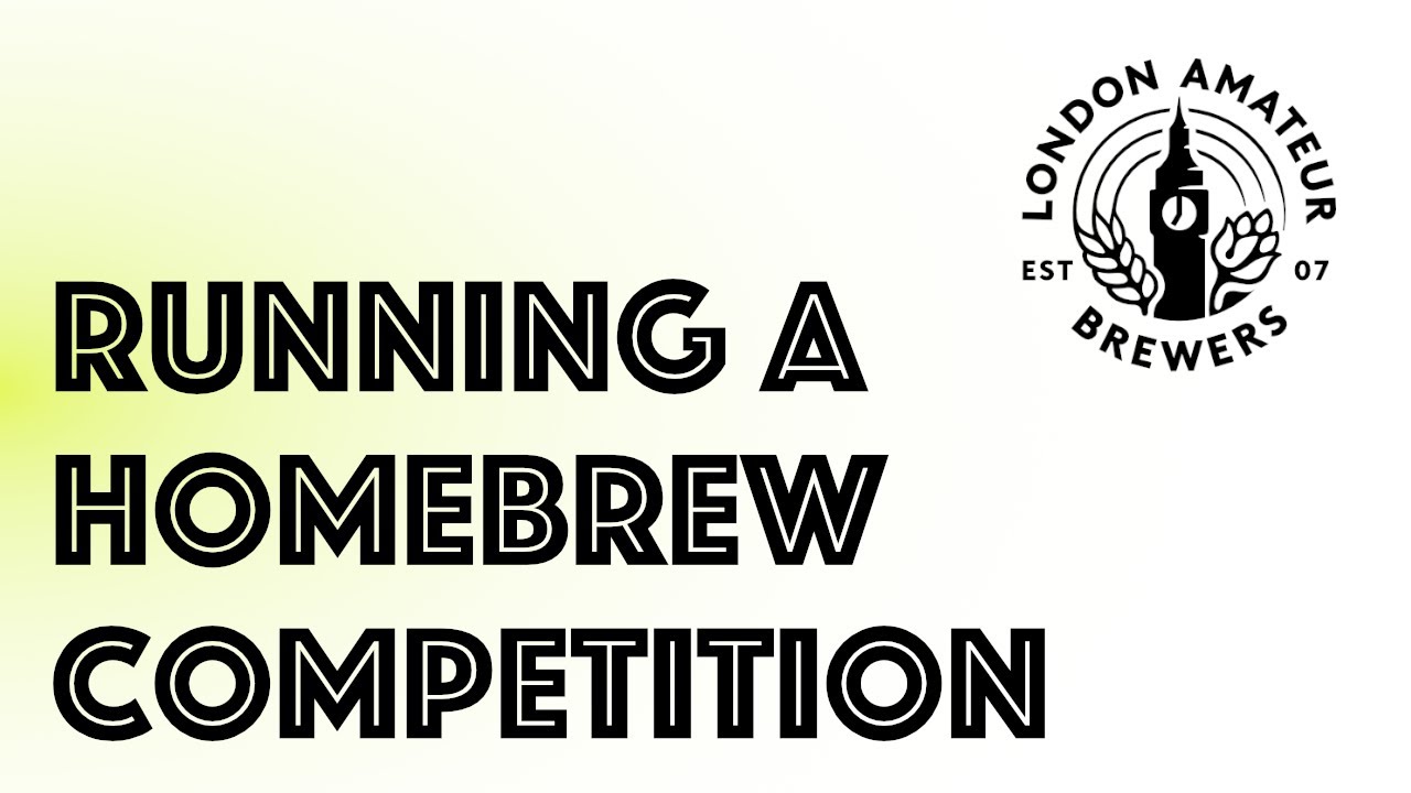 Running a Homebrew Competition