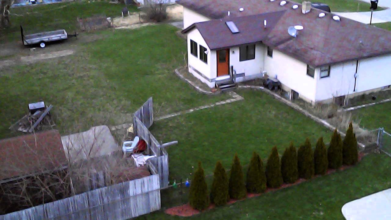 Flying drone over Jenison, MI