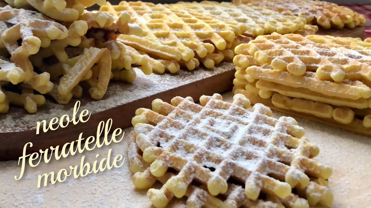 FERRATELLE ABRUZZESI MORBIDE CUOCIONO NEL TEMPO DI UN'AVE MARIA NEOLE PIZZELLE WAFFLE