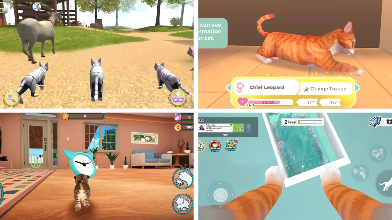 Top 5 Cat Simulator  Games For Android 2025 | High Graphics