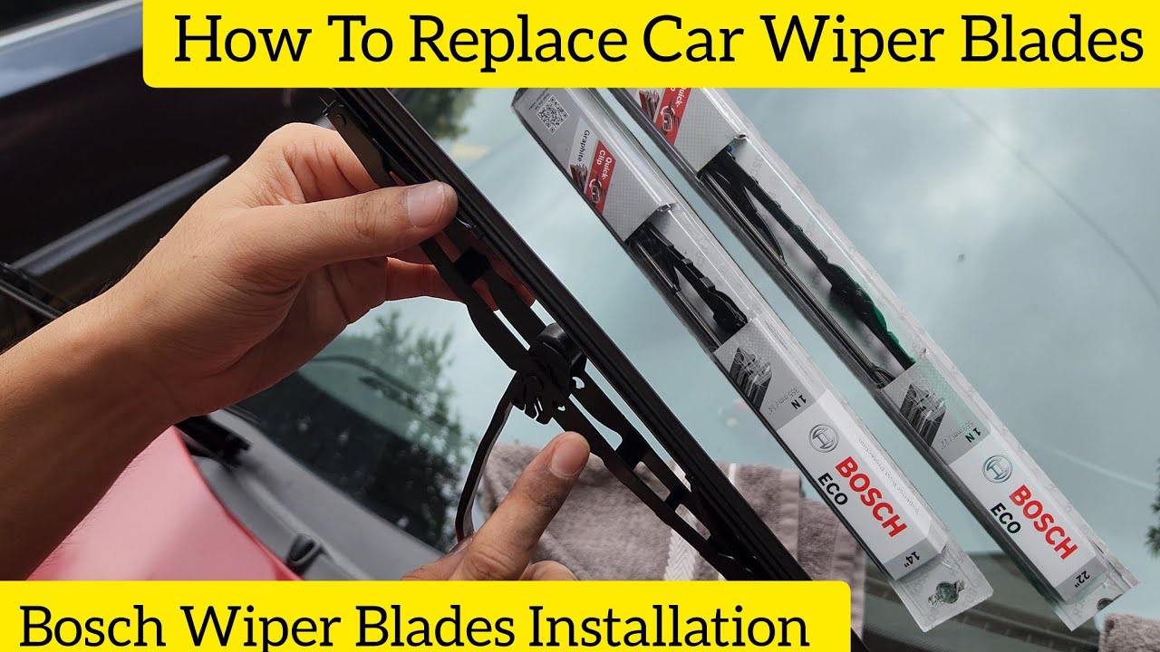 Bosch ECO Wiper Blade Installation | How to Replace Wiper Blades | Complete Process Shown