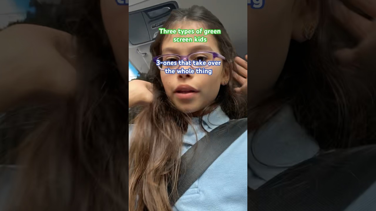 3 TYPES OF GREENSCREEN KIDS