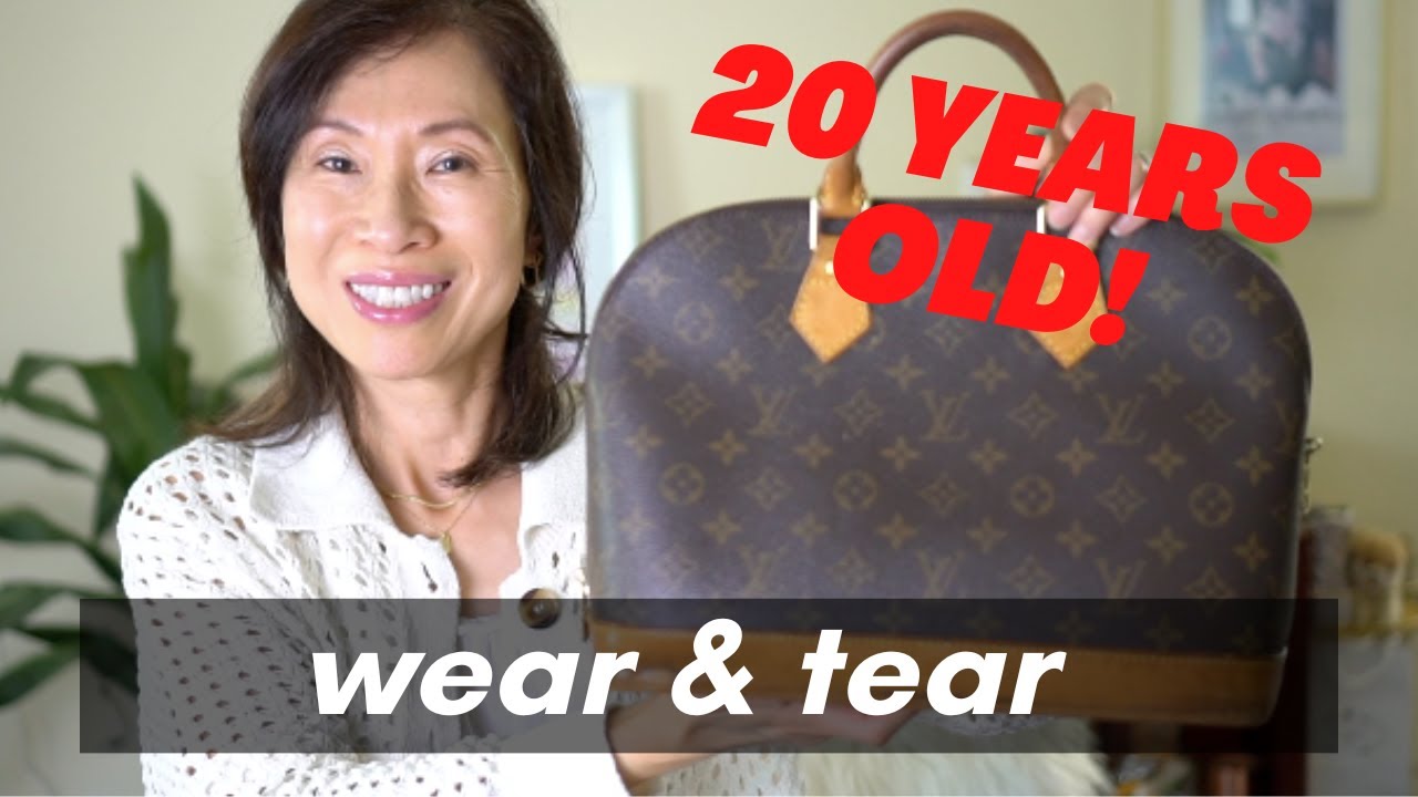 Louis Vuitton Vintage Alma | WEAR & TEAR | 20 YEARS OLD!