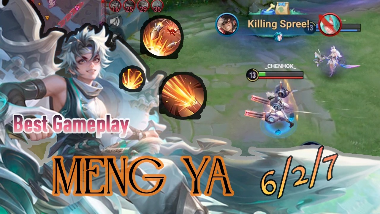 MENG YA IS A BEAST! 🔥 6/2/7 KDA Gameplay | Honor of Kings (HOK)