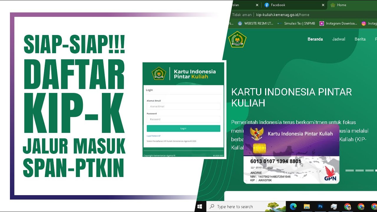 Mau Kuliah Gratis di PTKIN? Siap-Siap Daftar KIP-K Kemenag