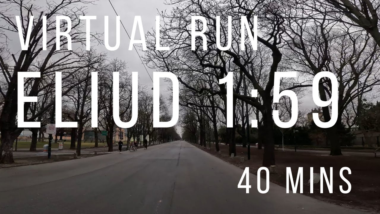 Virtual Run | Eliud Kipchoge INEOS 1:59 | Virtual Running Videos Treadmill Workout Scenery | 4K