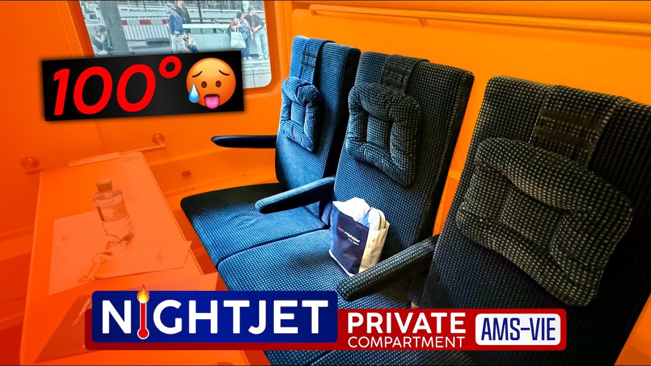 Поезд из ада! · OBB NIGHTJET SLEEPER 🇳🇱 Амстердам - ​​Вена 🇦🇹 Требуется терпение (и полотенце).