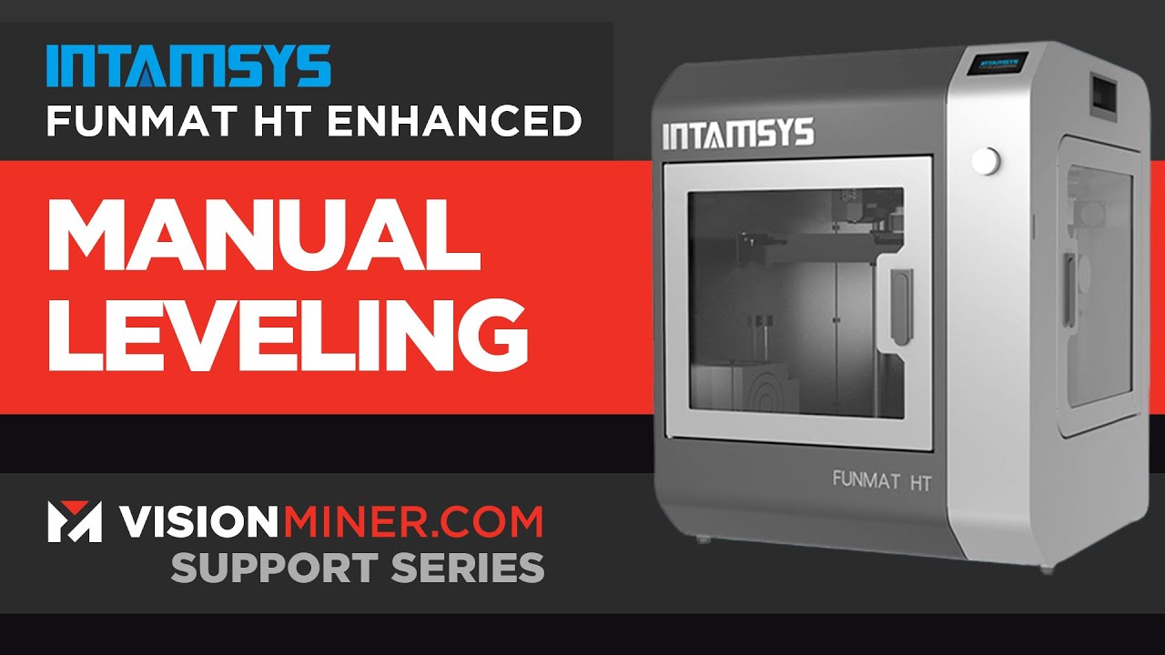 Funmat HT Support: Manual Bed Leveling