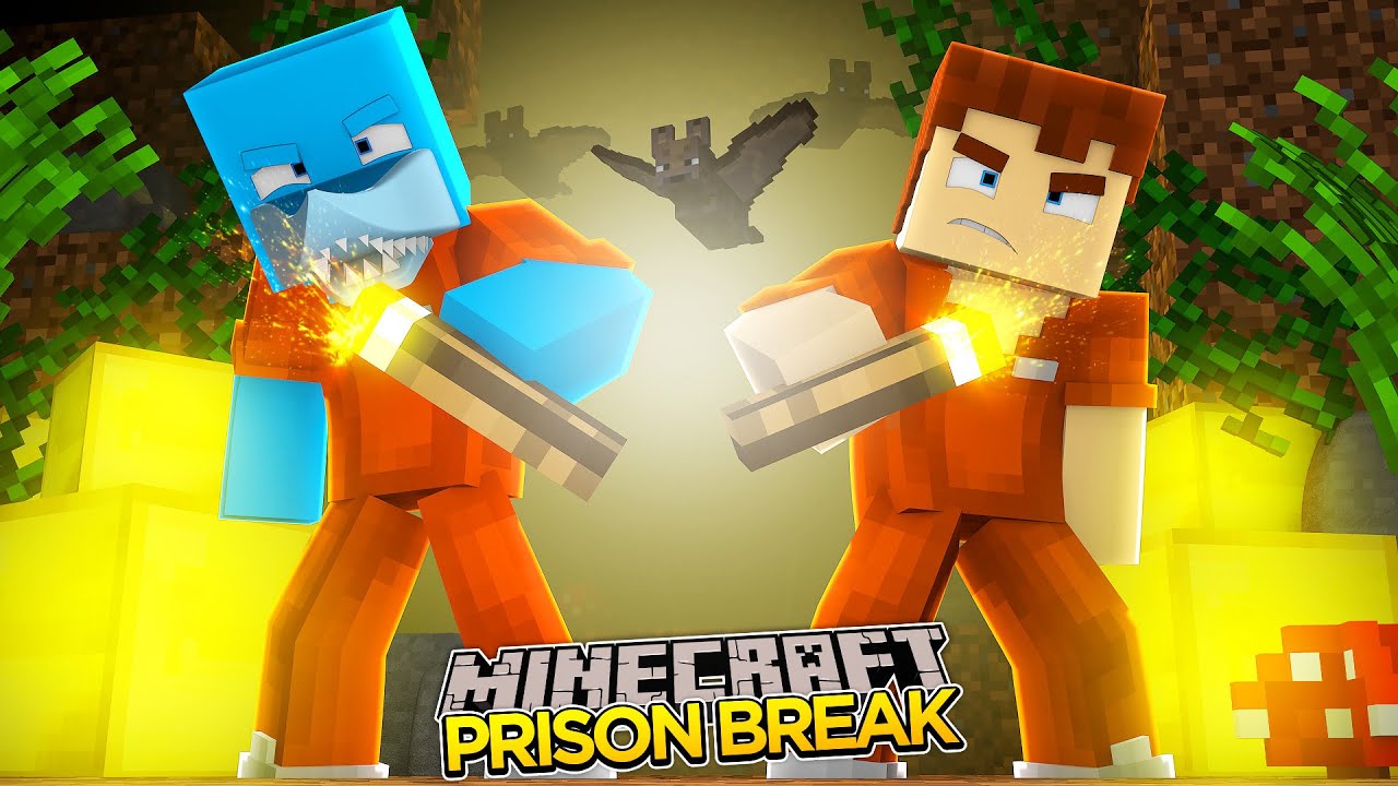 Minecraft PRISON BREAK - SHARKY FINDS THE SECRET TUNNEL!!