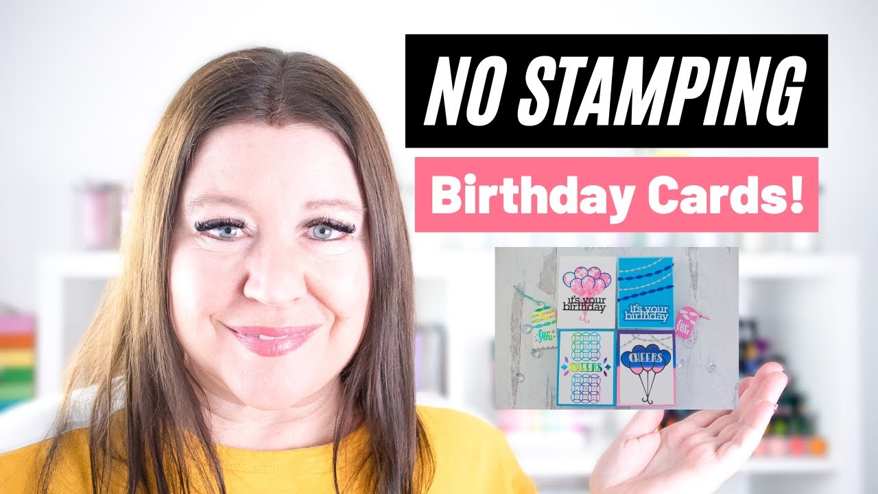 Birthday Card Ideas with NEW Simon Says Stamp Dies