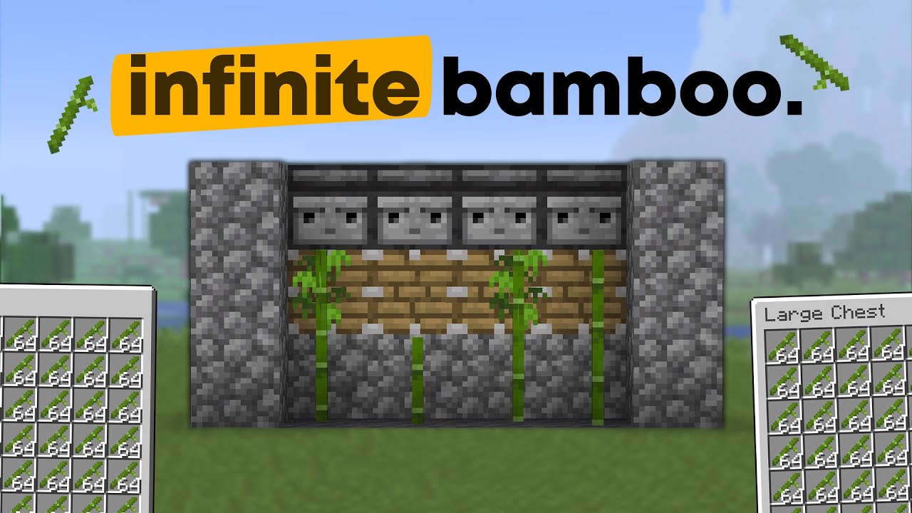 ЛУЧШАЯ Бамбуковая ферма Minecraft 1.21+ (Java)