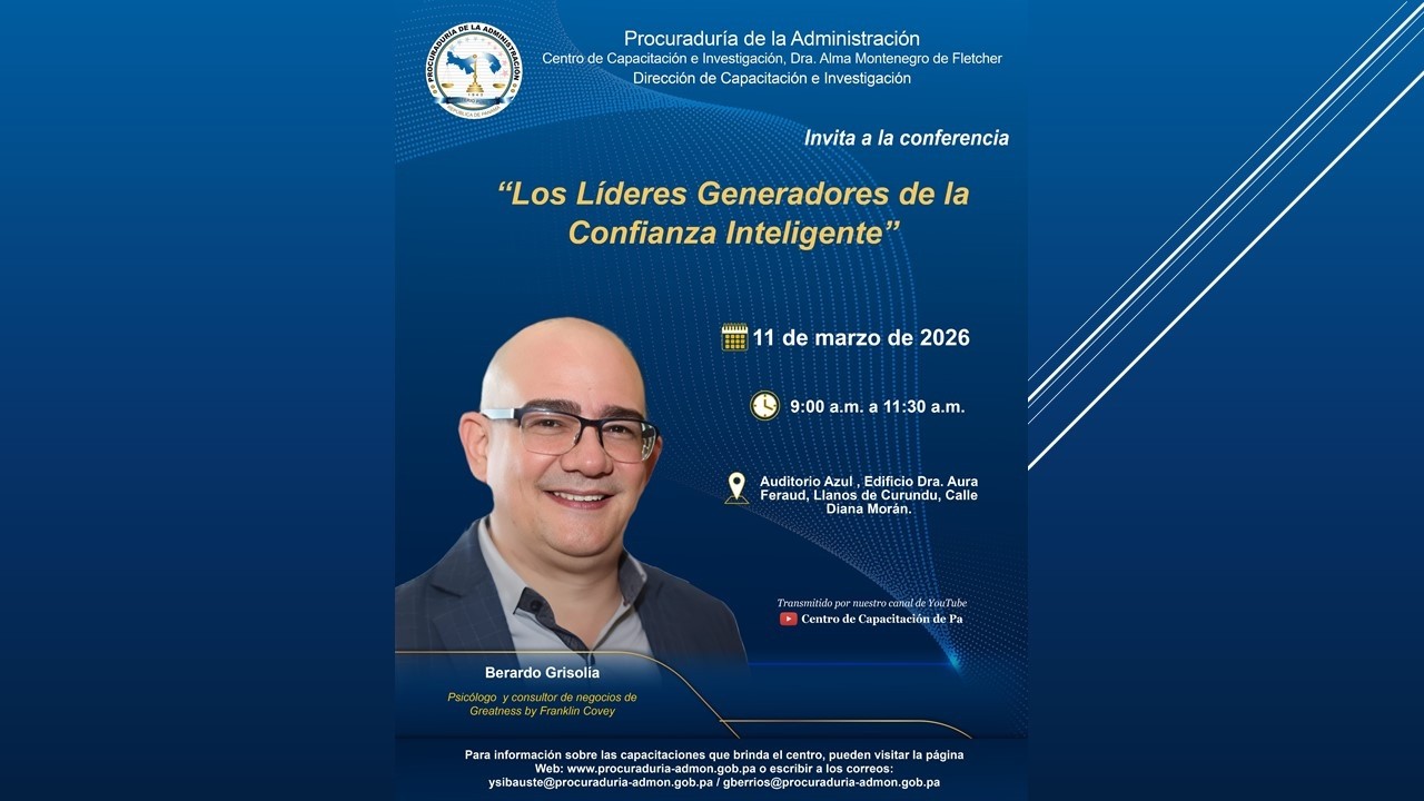 Conferencia: Los Líderes Generadores de la Confianza Inteligente.