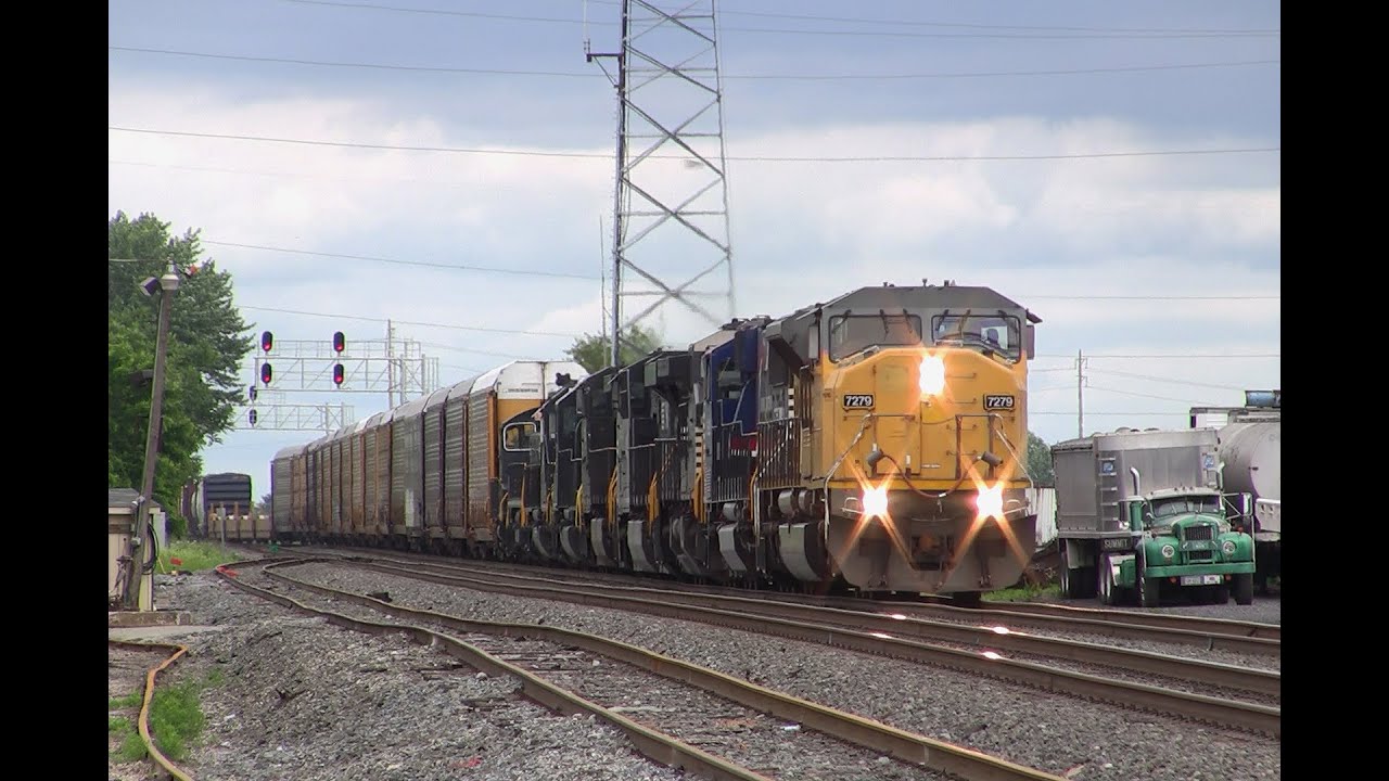 Trains on the Norfolk Southern Harrisburg Line Summer 2015