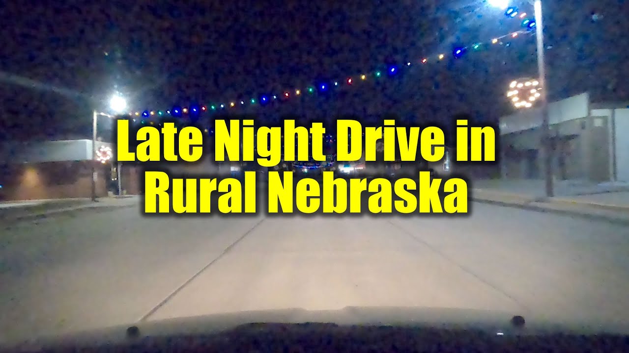 Nebraska Late Night Back Roads Dark Dusty & Desolate