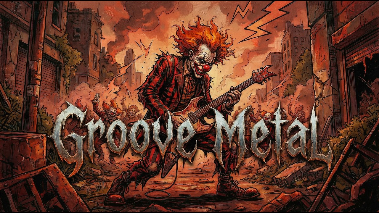 Apocalyptic Street Groove Metal Instrumental Fueled by Chaos Fire and Crushing Riffs