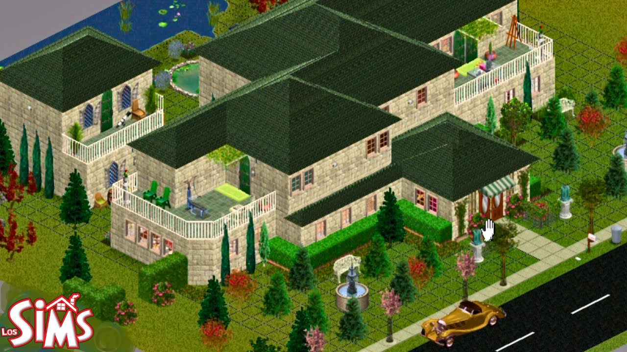 Building & Decorating a Country House of the Nobility in The Sims 1
