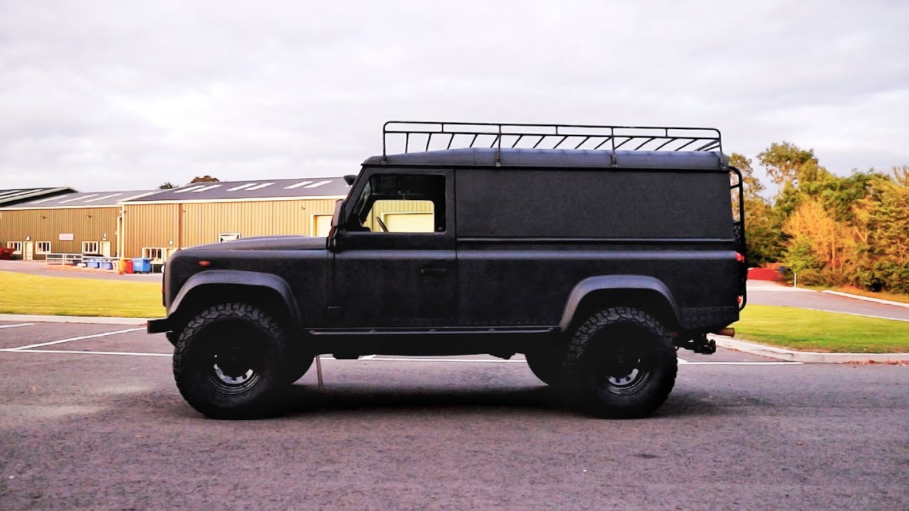 Покраска моего Land Rover Defender в ЧЕРНЫЙ цвет