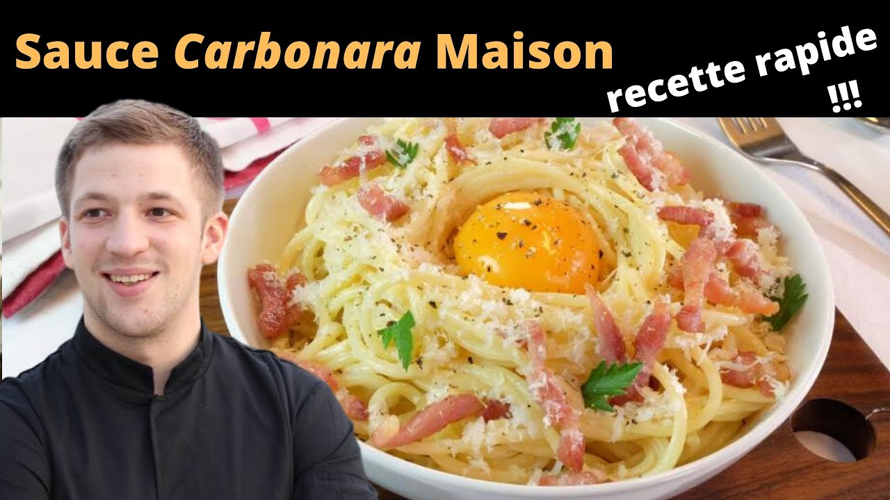 Comment faire une sauce carbonara?