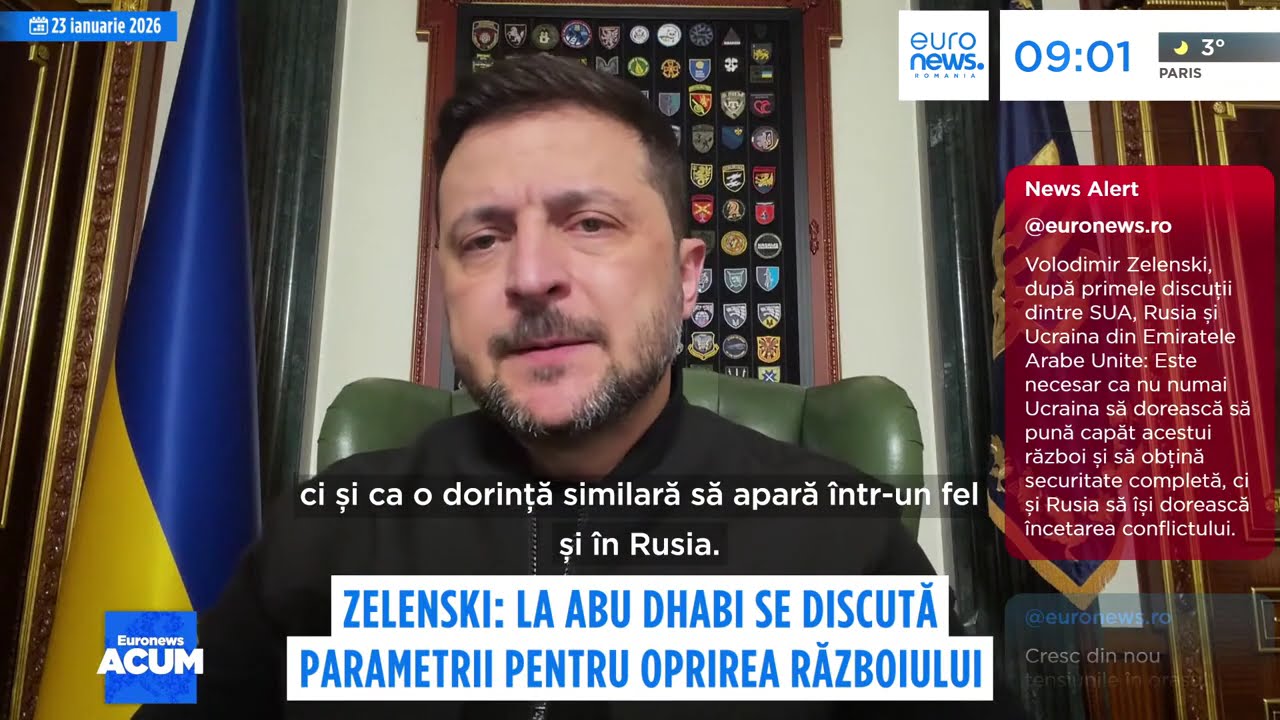 Reacția lui Zelenski după prima zi a negocierilor trilaterale: Prea devreme pentru a trage concluzii