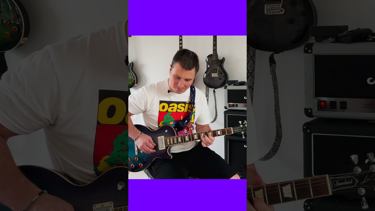 Oasis - Little By Little 🤏 (Lesson Solo 2 | Chris Berrow) #oasis #guitar