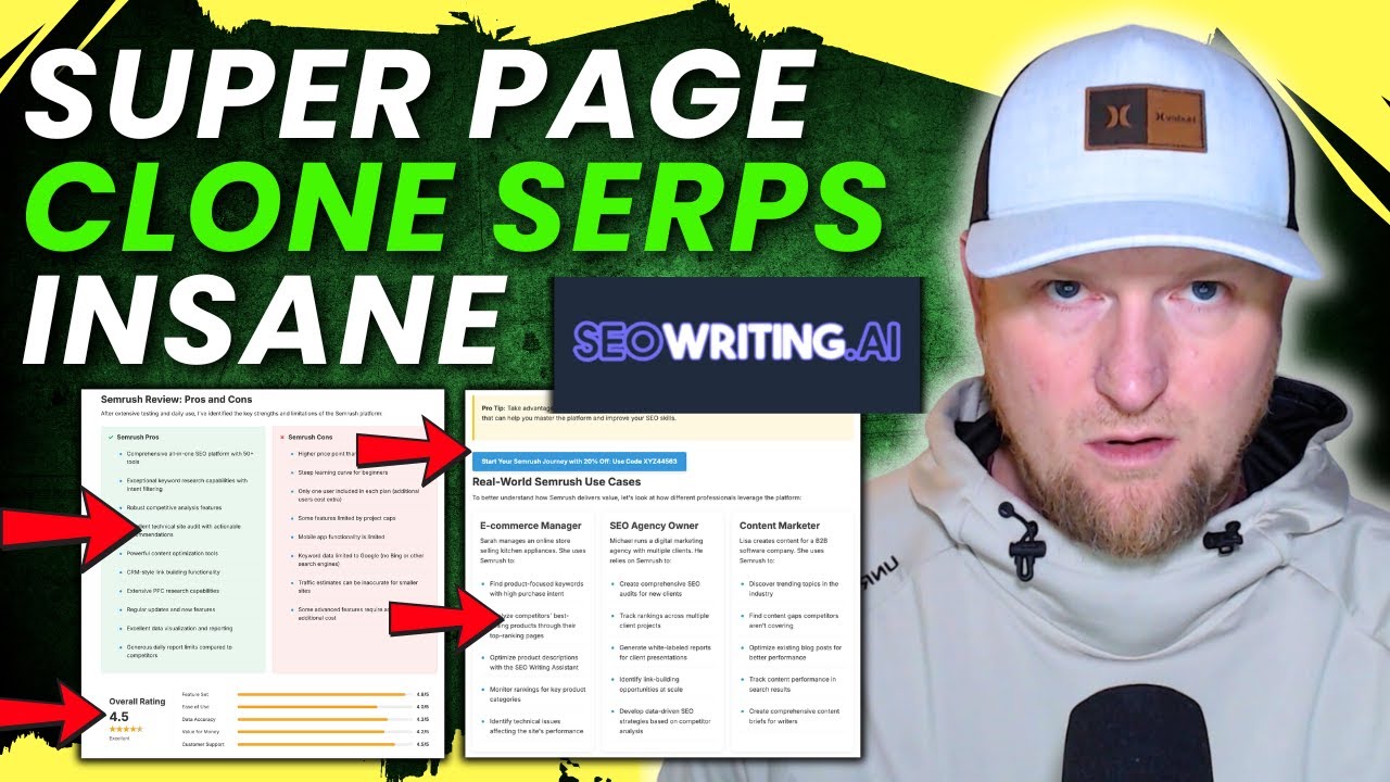 SEOwriting.ai's NEW Super Page Feature is INSANE 🤯 (Clone SERP Winners)