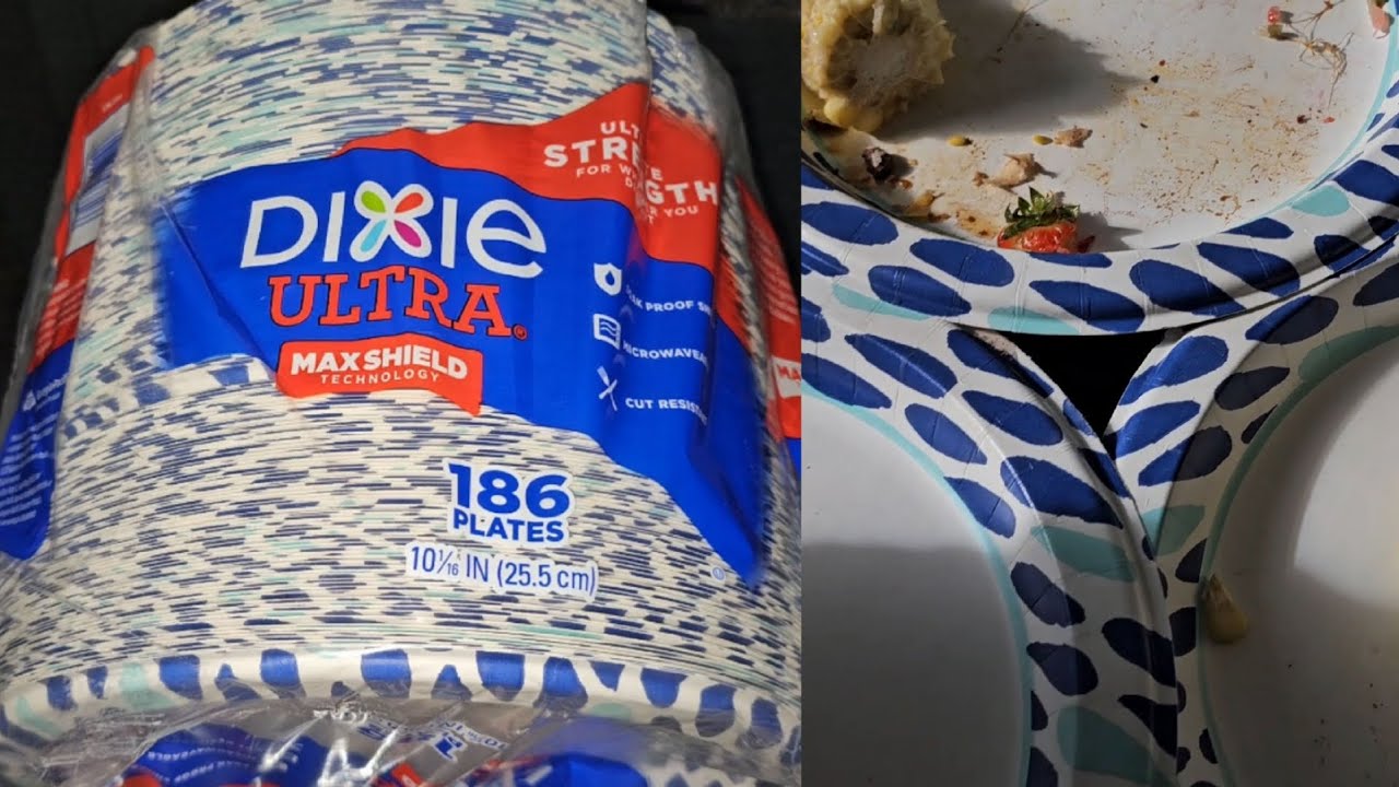 Costco Sale Item Review Dixie Ultra Strength Max Shield MaxShield Technology Disposable Paper Plates