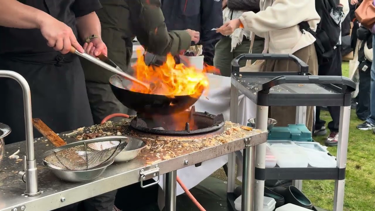 Fried Beef Ho Fan (Flat rice noodles) at Lunar New Year’s Market in London