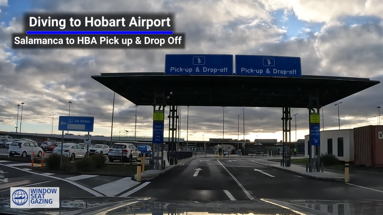 Driving to Hobart Airport (HBA) / 4K