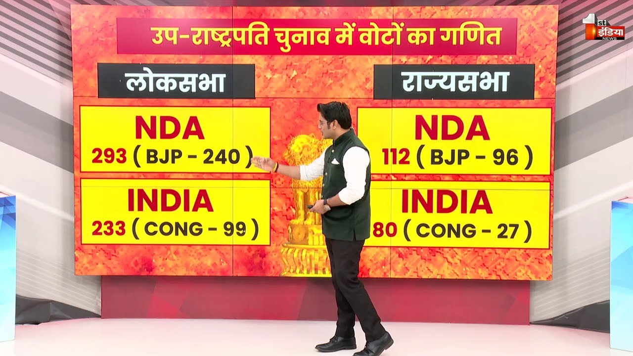 Vice President Election: NDA vs 'INDIA' में कौन जीतेगा? किसके पास कितना वोट? VP Election Date