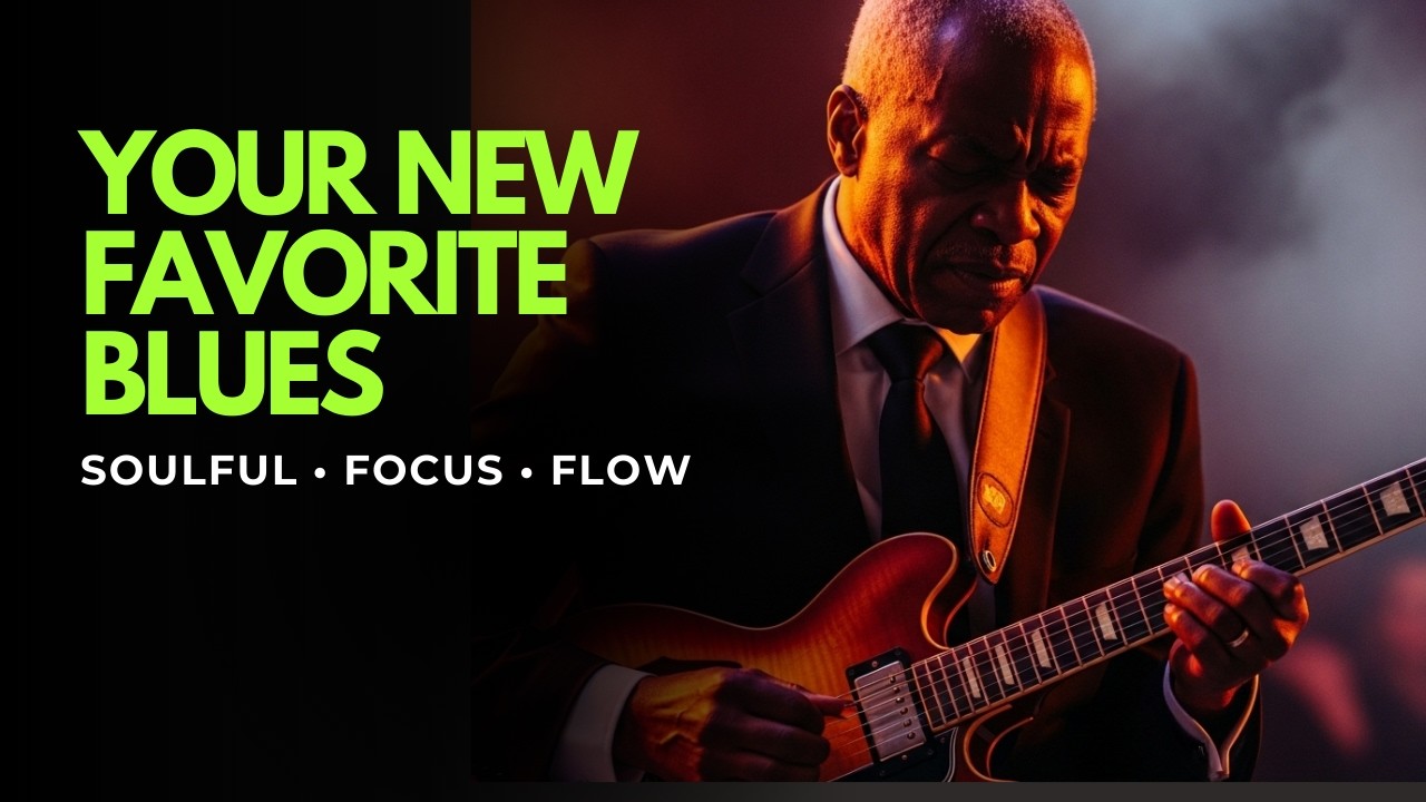 🎸B.B. King’s Inspired Soulful Blues Cafe – Instrumental for Study & Relax