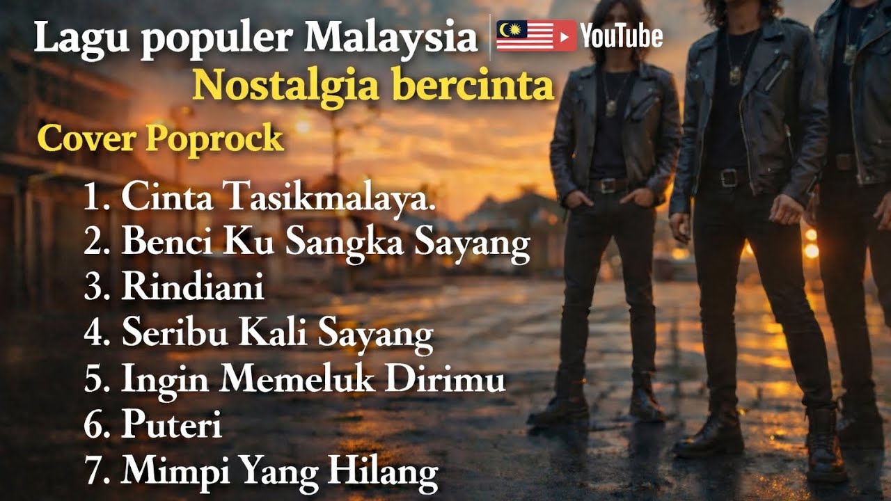 Lagu Populer Malaysia | Nostalgia Bercinta Cover PopRock | By SanKustik