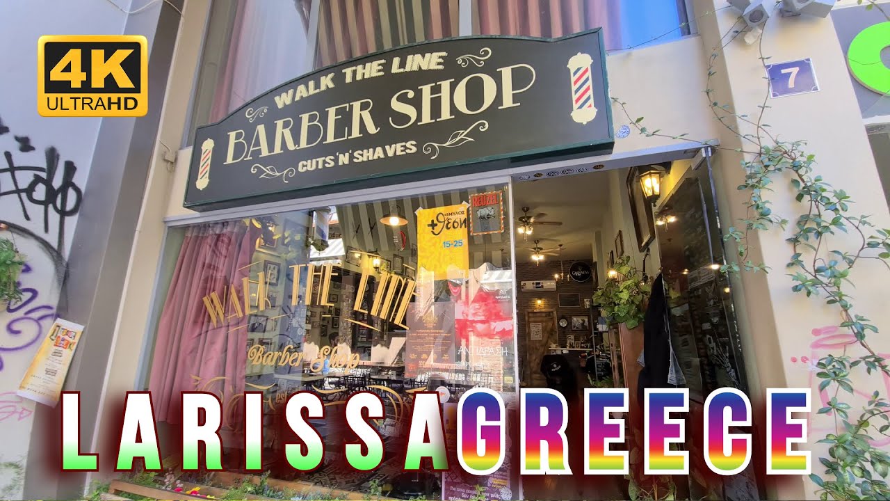 Walk the Line barber shop Larissa