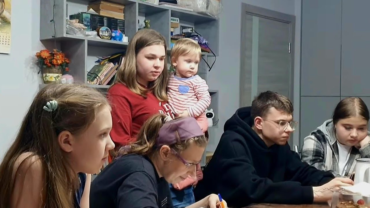 Праздник в многодетной семье... 