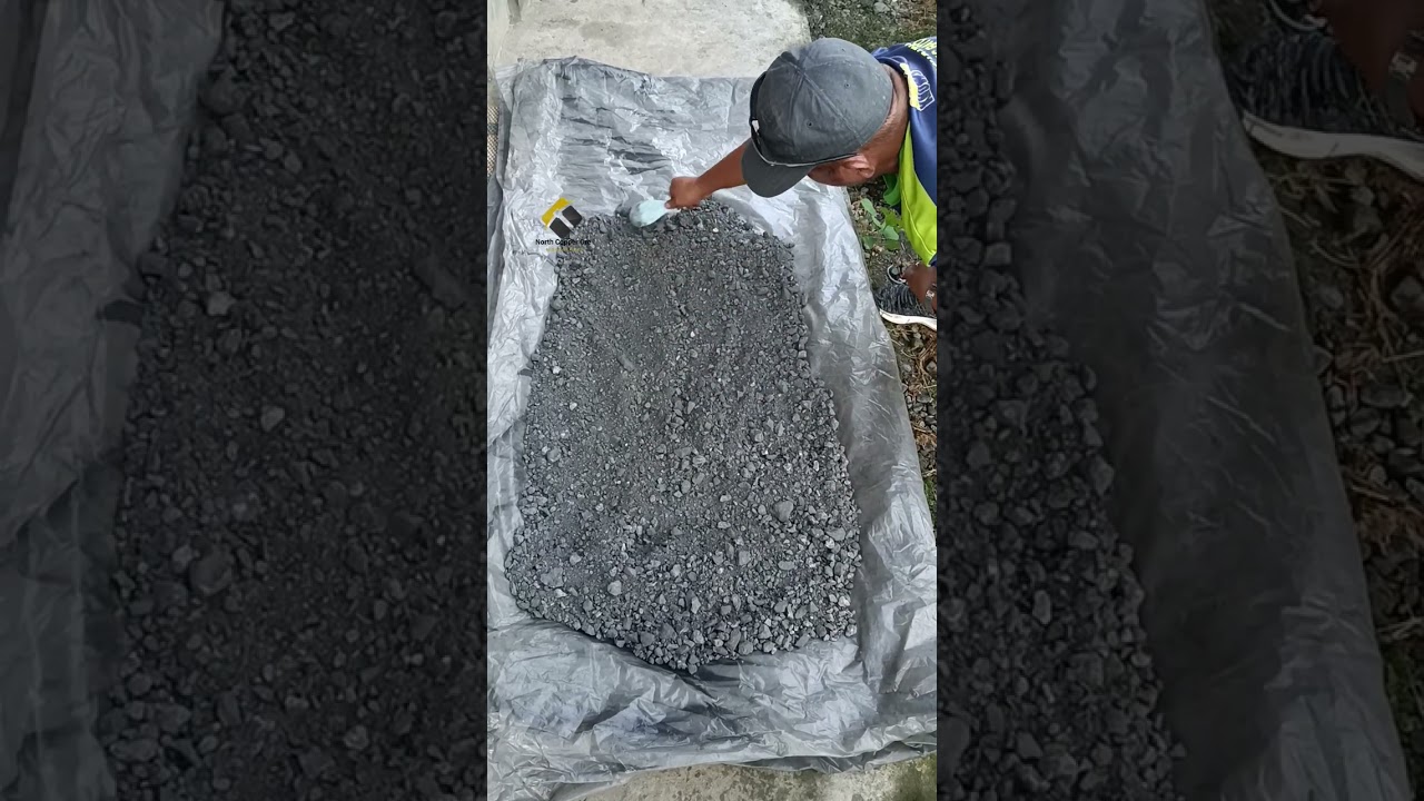 quartering mineral ore sampling #lovewhatyoudo #lovewhereyoulive #minerslife #philippines