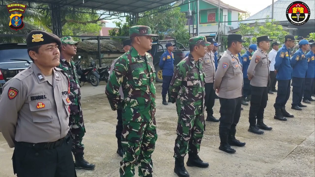 Apel Persiapan Pengamanan Malam Tahun Baru