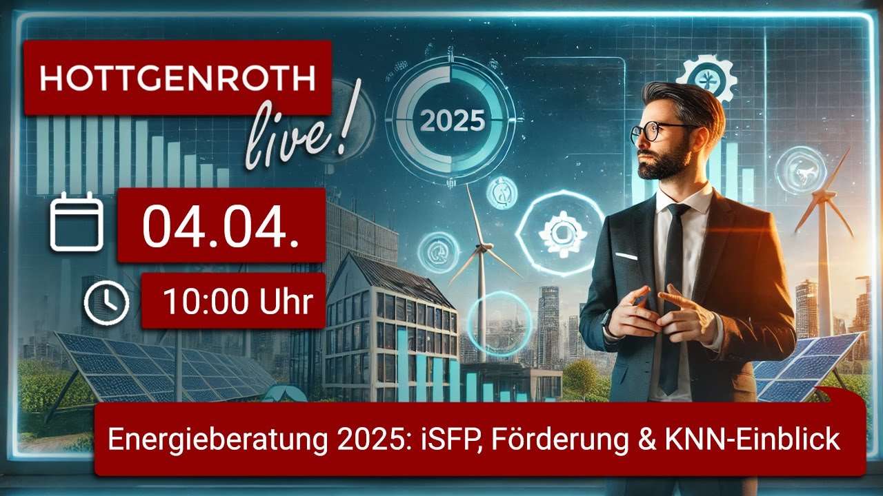 Energieberatung in 2025: iSFP, aktuelle Förderung & Einblick auf KNN