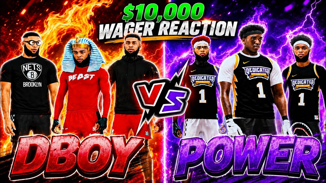 Power DF Wagered Dboy & YoBoss For $10,000 In One Of THE BIGGEST WAGERS on NBA2K21! 😱 | REACTION