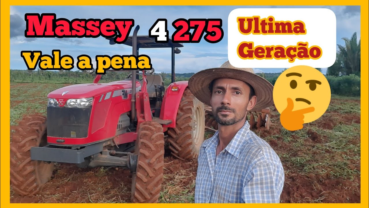 Sera que vale a pena comprar um trator Massey fergussom 4275//Minha opinião.