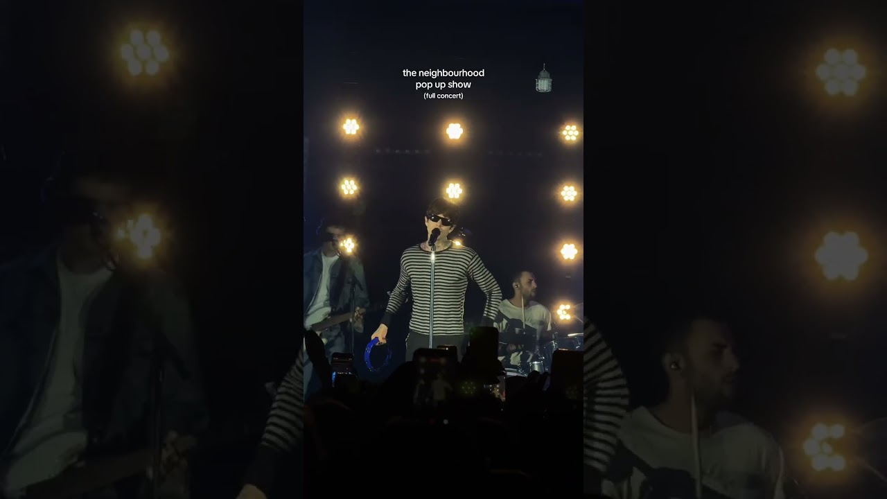 the neighbourhood pop up show (full concert)