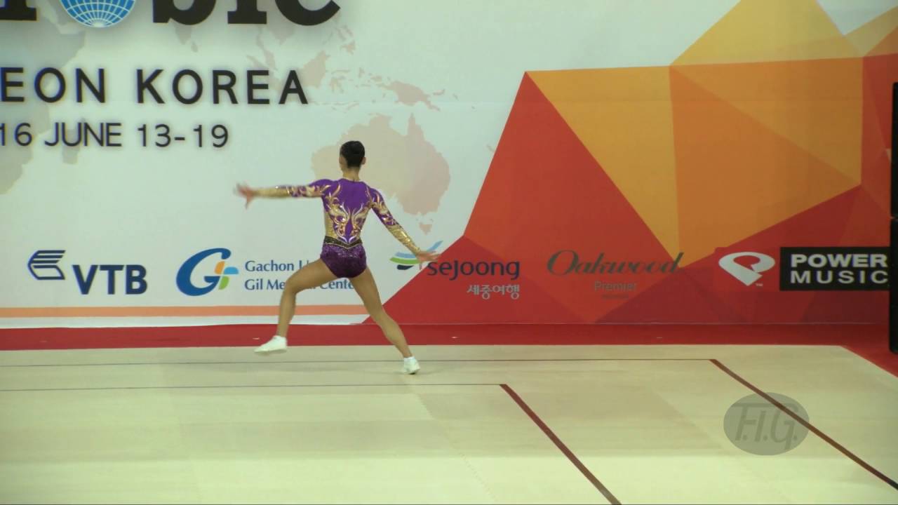 KITAZUME Riri (JPN) - 2016 Aerobic Worlds, Incheon (KOR) - Qualifications Individual Women