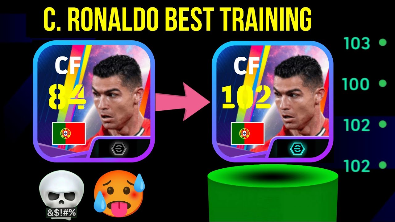 How to train Cristiano Ronaldo in eFootball 2026 | 102 rated Cristiano Ronaldo Best Training Guide