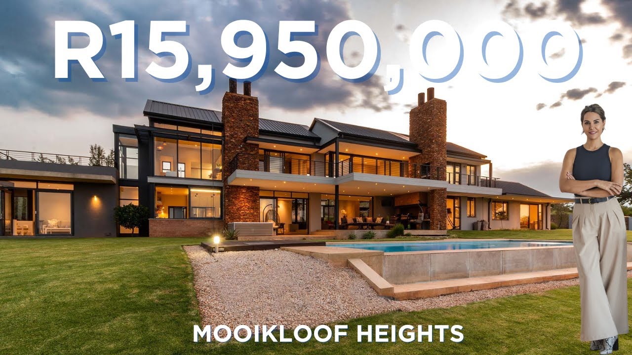 SOLD R 15,990,000 - Modern Mansion Mooikloof