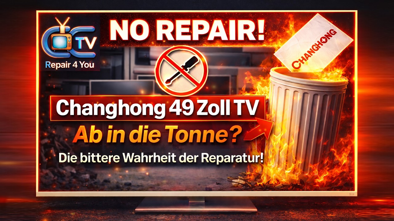 NO REPAIR WARNING ⚠️ Changhong 49