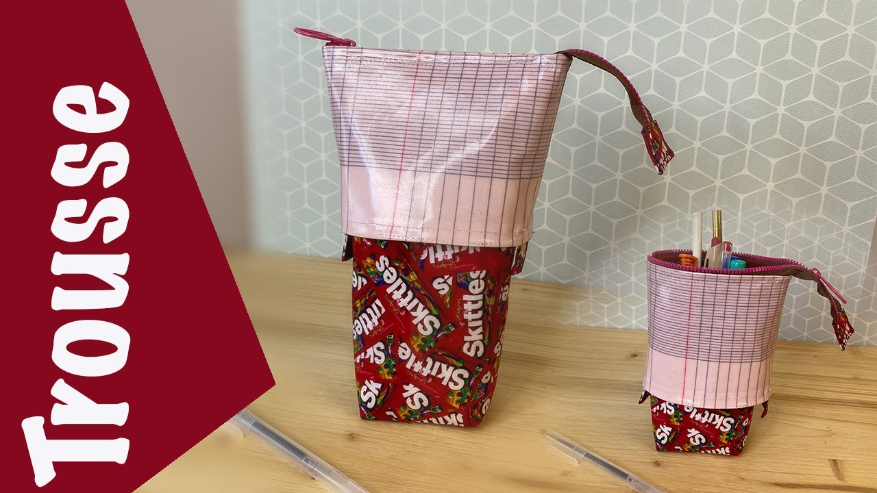 Tuto Couture : La Trousse Pot à Crayons (modèle fin)