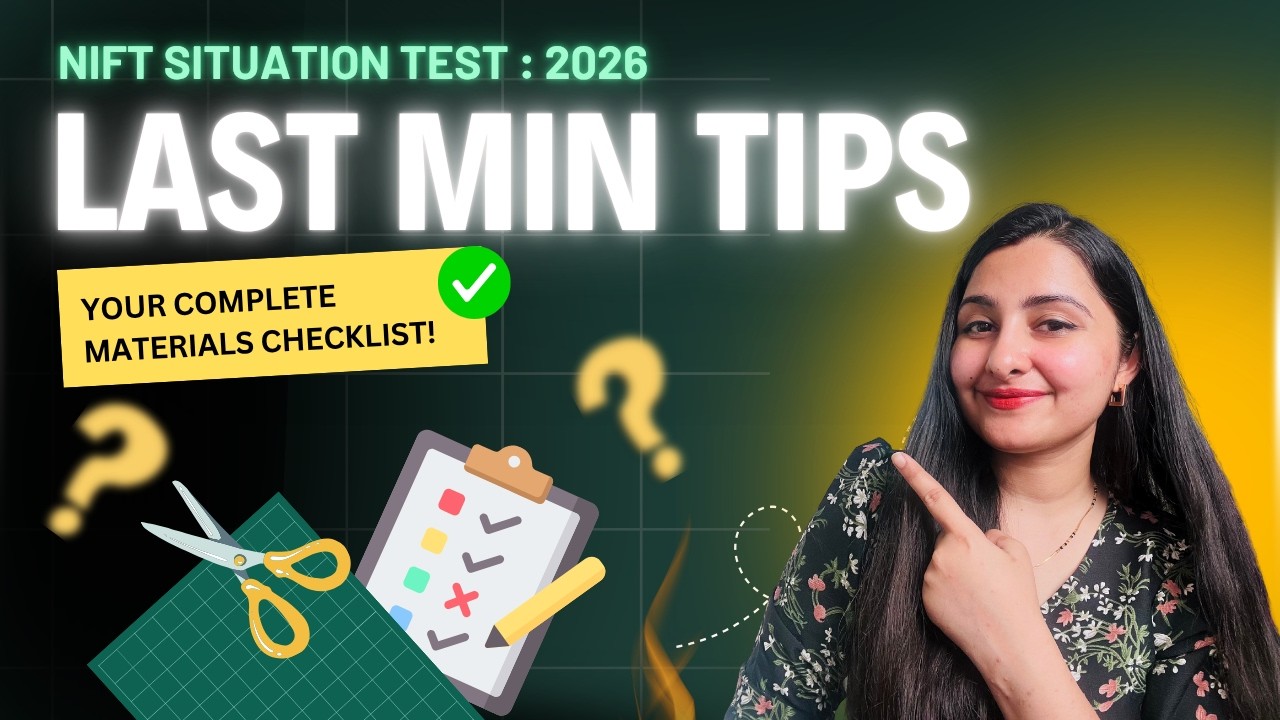 NIFT Situation Test 2026 LIVE 🔴 Last-Minute TIPS +Strategy  + QNA